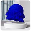 Women Ruffle Swim Cap Stretchy Ear Cover Hat Long Hair Protection Cap