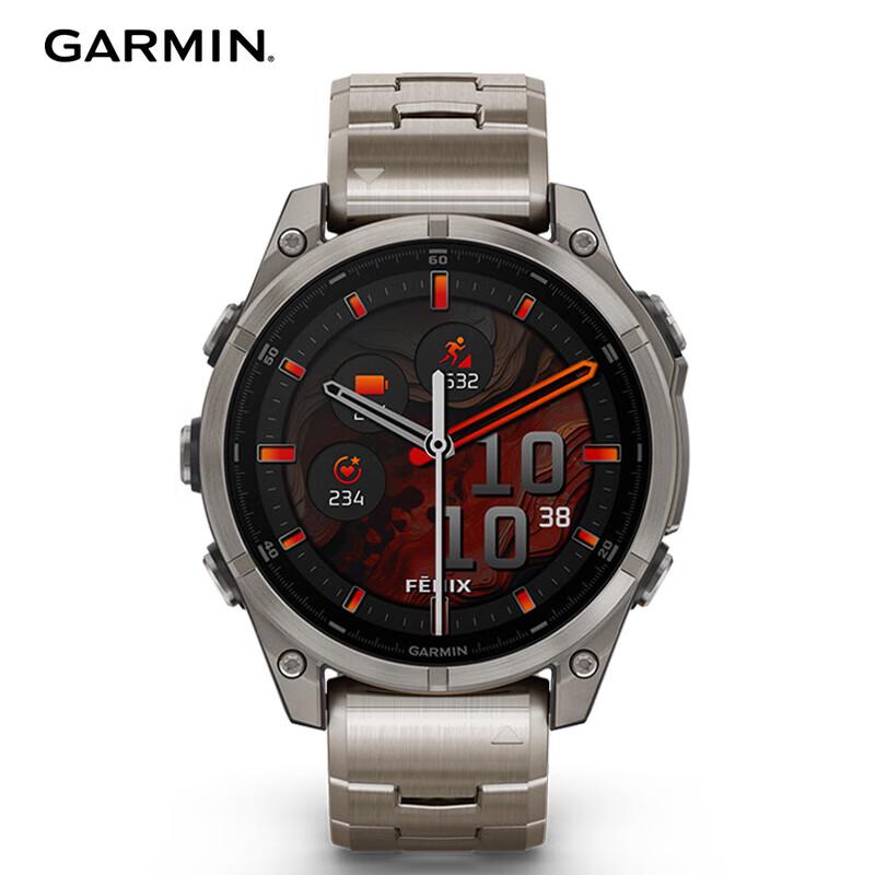 Мультиспортивные GPS-часы Garmin Fenix 8 Pro Titanium (Китайская версия)
