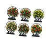 Künstlicher Obstbaum Chinesischer Stil Fake Bonsai Ornament ABS Material für Büro Heimdekoration