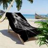 Divine Figure In Glowing Robes Design Beach Towel Quick-drying for Travel Outdoor Sports Jogging Beach and Swimming