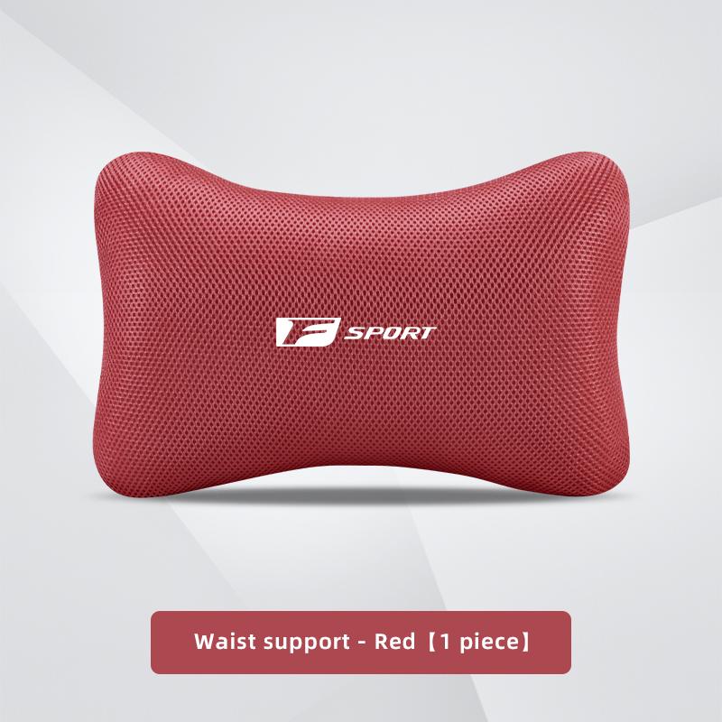 lexus Akcesoria do samochodu z lodowego jedwabiu, zagłówek, podparcie lędźwiowe, dla FSPORT LBX NX RX 350h 450h ES UX 300e GS GX IS LS LX CT LC RC GX460