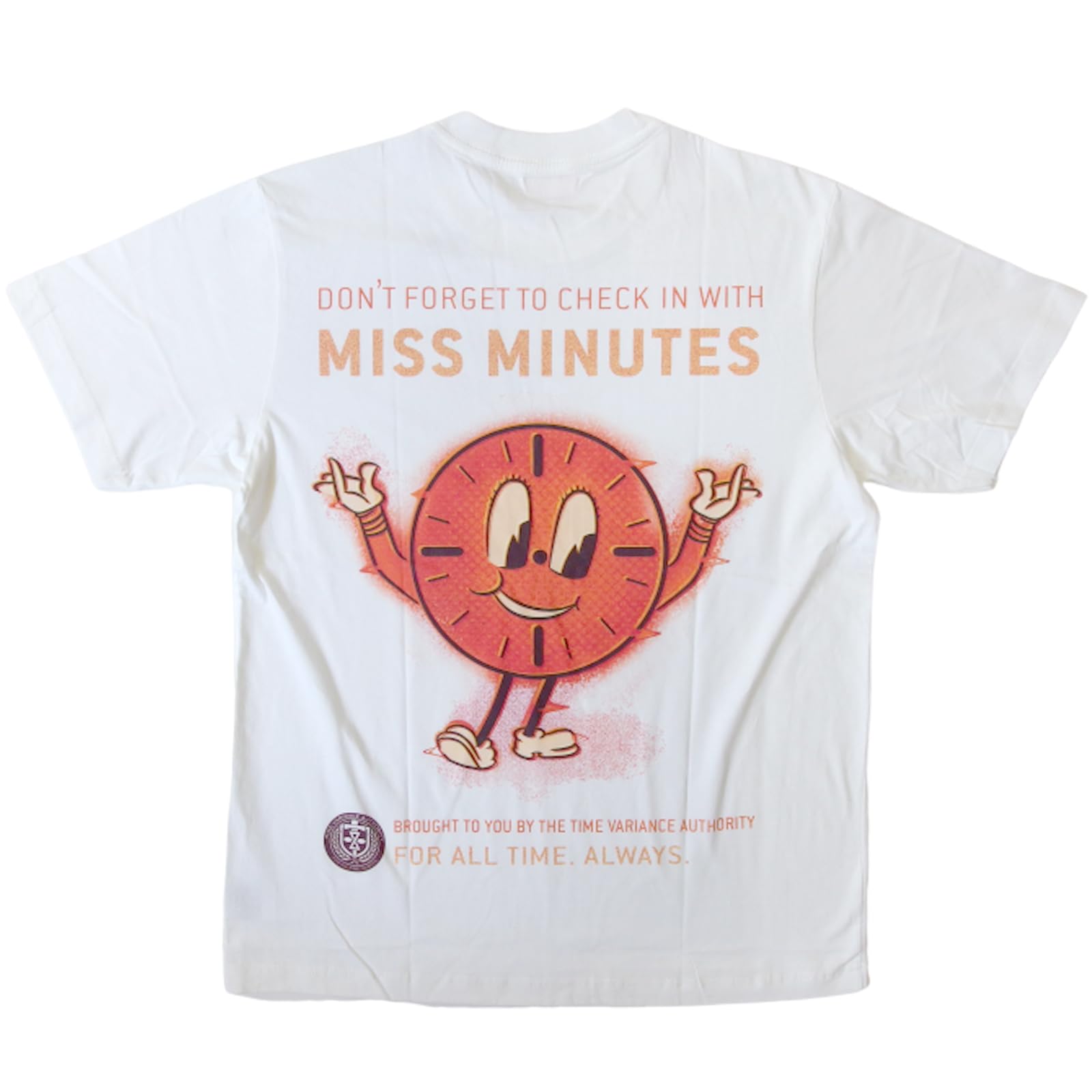 

EVERSOUL Marvel Miss Minute Short American Comic Character Moon Knight XL Size T-Shirt, Loki, Sleeve, Merchandise, Falcon, Unisex, White, [Used] белый