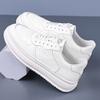 Spring Summer New White Board Shoes for Men Lace Designer Leather Sneakers Male Fashion Casual Platform Zapatos De Hombre