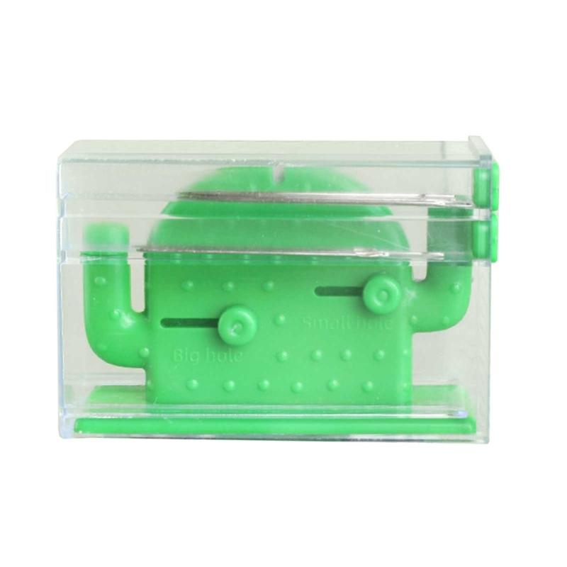 

Нитевдеватель с двойной головкой Ручной нитевдеватель Практичный быстрый швейный иглодержатель Автоматический нитевдеватель зелёный