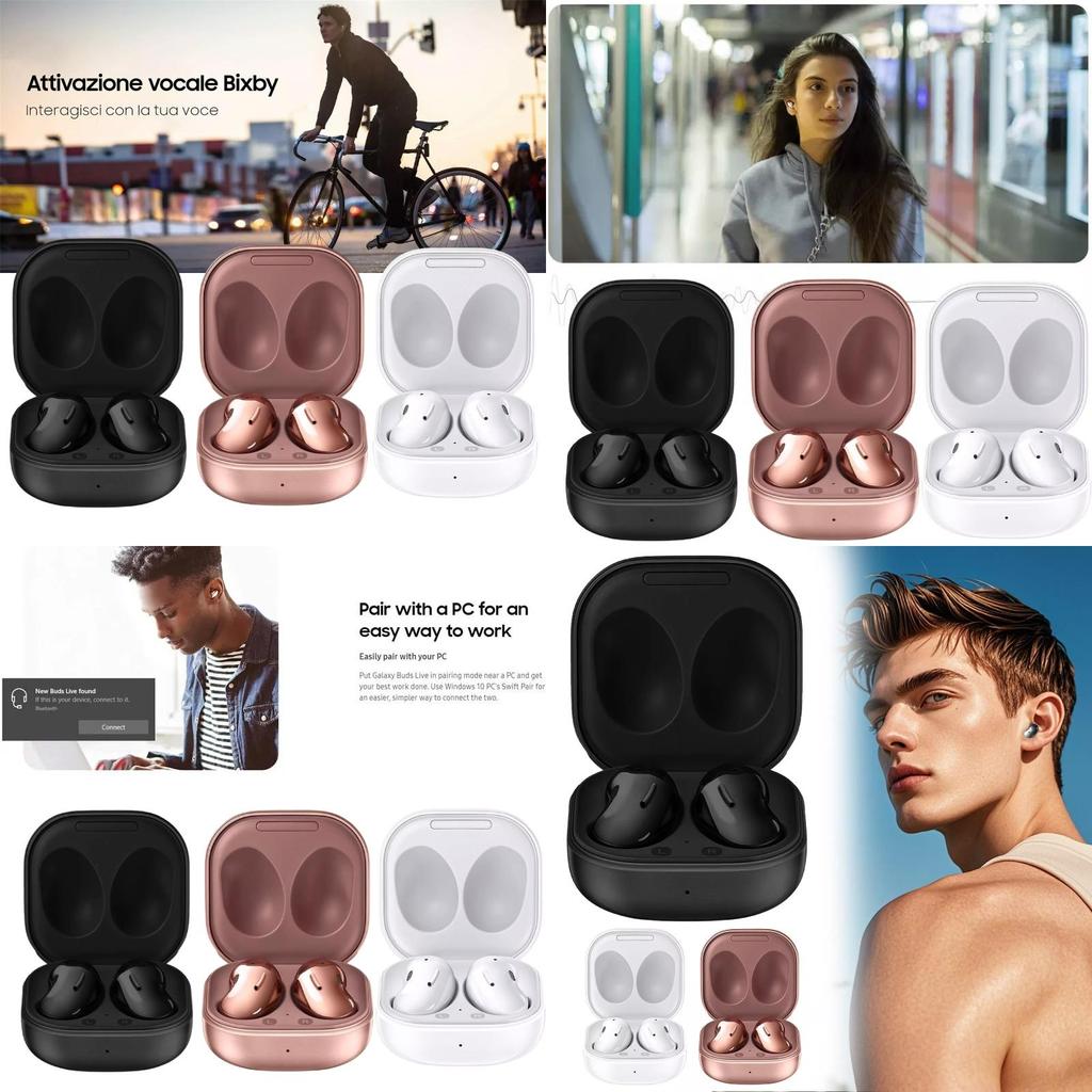Premium Tws Earbuds Galaxy Buds Live With Bluetooth 5.0 And Wireless Charging R180