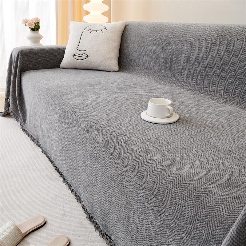 

Диванное полотенце Универсальный новогодний полный чехол Четыре сезона Нескользящий Американский легкий роскошный чехол Ткань высокого класса Чехол Зеленый 180*130cm