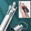 9Pcs/set New 9Pcs/Set Earwax Removal Tools Stainless Steel Curette Spoon Earpick Easy Carry Ear Care Ear Clean Tool
