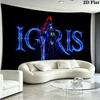Igris Wall Tapestry Aesthetic Wall Hanging Printed Fabric Blanket Decorative Tapestries for Bedroom Living Room Home Decor