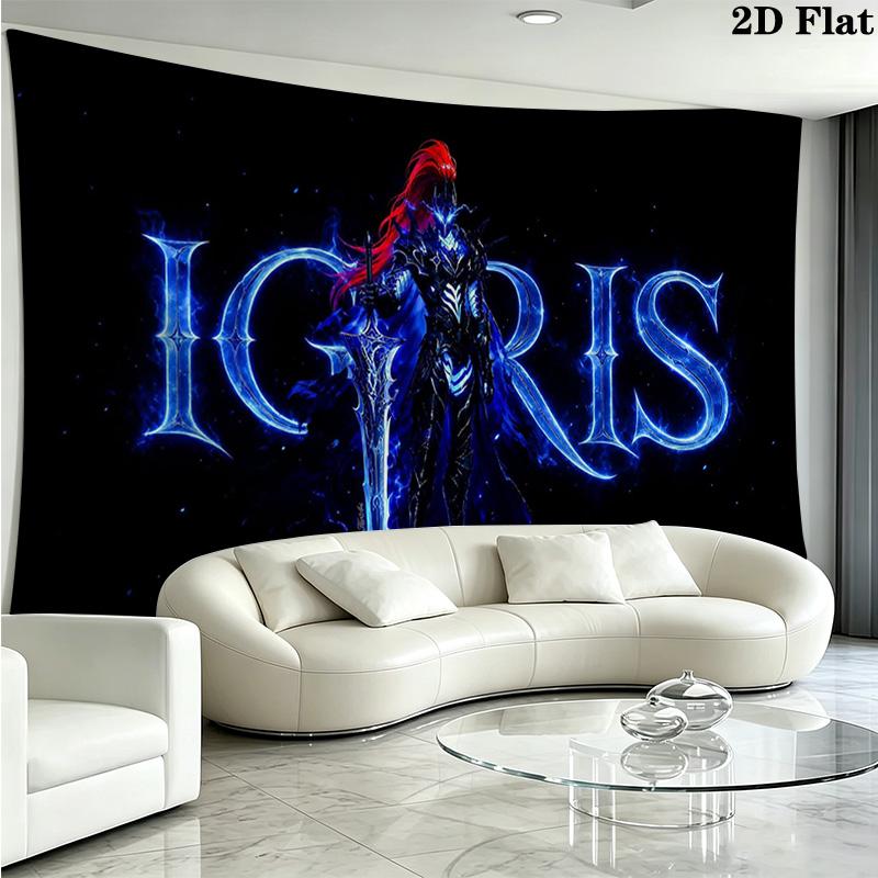 Igris Wall Tapestry Aesthetic Wall Hanging Printed Fabric Blanket Decorative Tapestries for Bedroom Living Room Home Decor