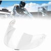 Motorcycle Helmet Face Shield Replacements, Motorcycle Helmet Visor Compatible with AGV K1 K1S K3 SV K5 K5S UV Protection (Clear)