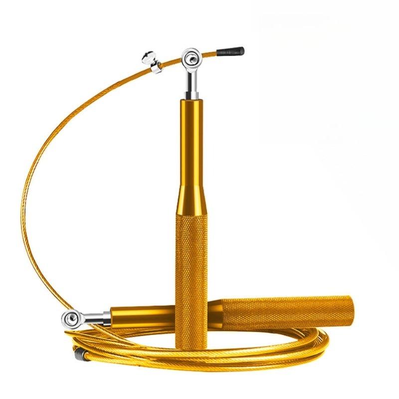

Aluminum Handle Wire Rope Skipping Alloy Genus Sports Fitness Supplies Bearing High Fast Speed Jump Adjustable Steel