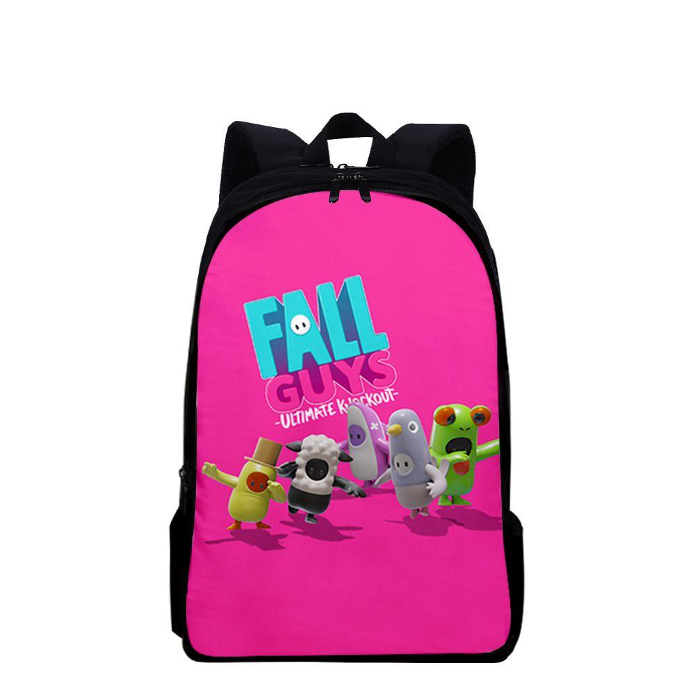 Fall Guys 3d Printed Backpack Perfect For Primary And Secondary School Students