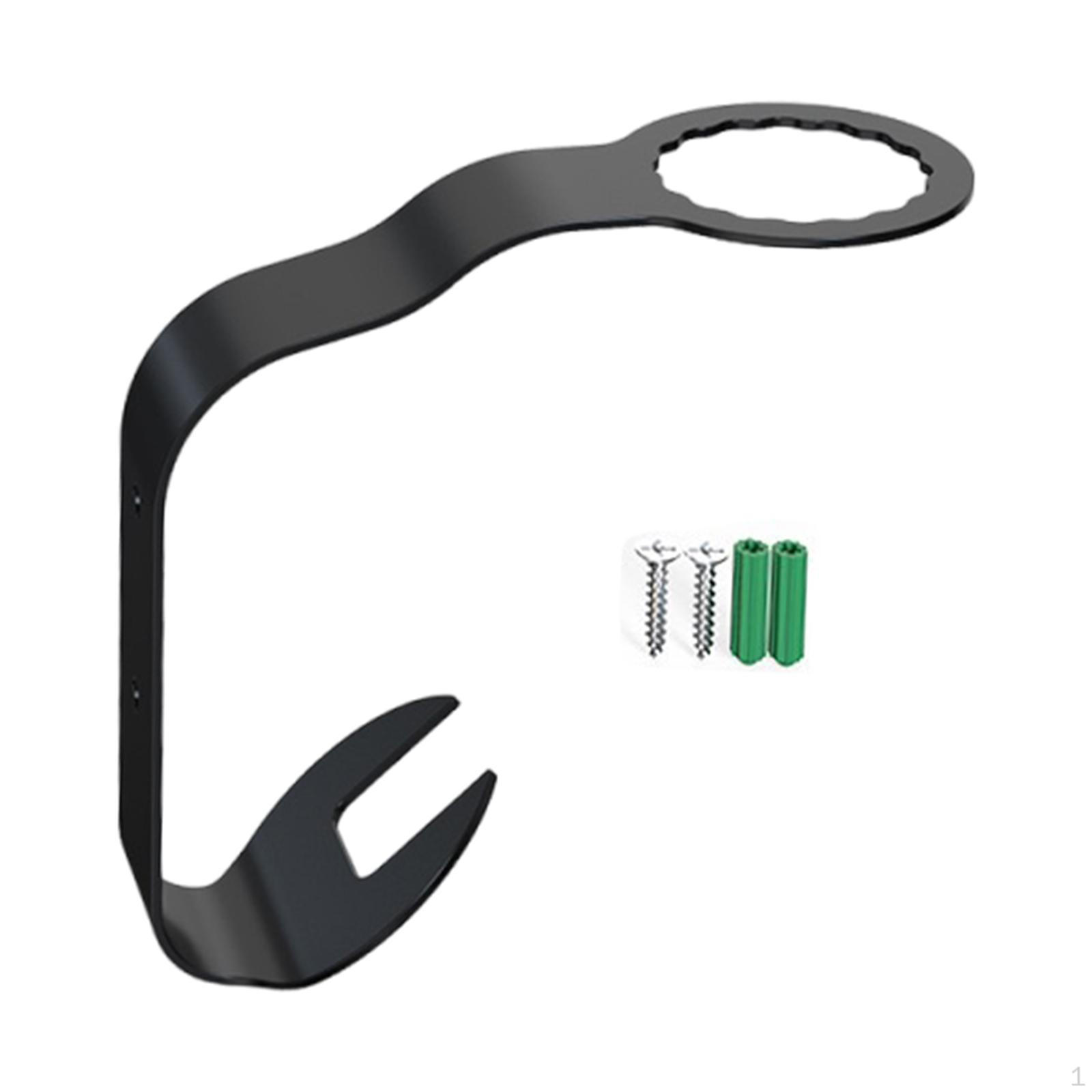 

Helmet Holder Hanger Wall Mount Accessories for Entrance Garage Sturdy Cycling Easy to Install чёрный