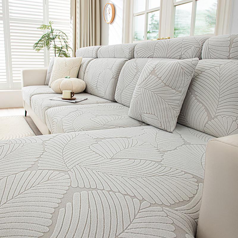 Jacquard Fabric Sofa Chair Cushion Cover Elastic Couch Elastic Cover Couch Elastic Cover Couch Elastic Cover Soft Flexibility With Flexible Bottom