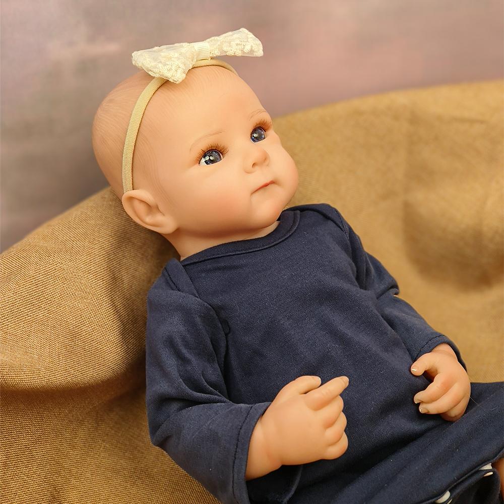 

18-дюймовая кукла Bettie из мягкого силикона и винила с полным телом, девочка-реборн с нарисованными реалистичными волосами, игрушки Bebe Reborn