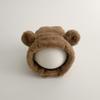 Soft Beanie Cap Windproof Infant Earflaps Hat Lovely Baby Plush Hat