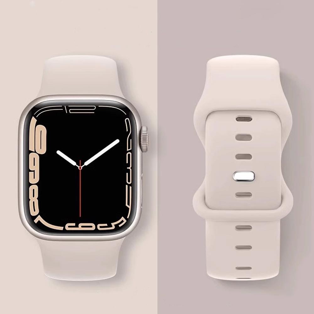Silikonarmband für Apple Watch Band 45mm 44mm 41mm 40mm 42mm 46mm ultra 49mm Sportarmband correa series 11 7 8 9 10 4 3 5 6 se