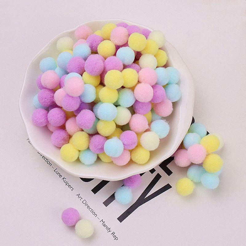 High Elastic Polyester Fluff Ball DIY Lace Black Long Hair Accessories