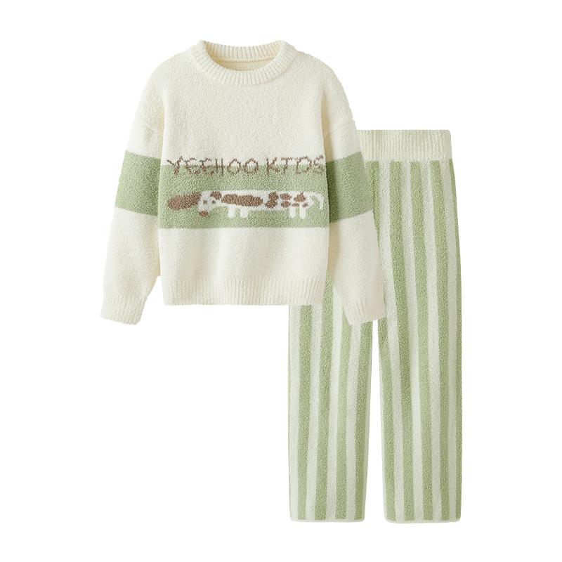 YEEHOO Kids Super Soft Fleece-Lined Pajamas 120