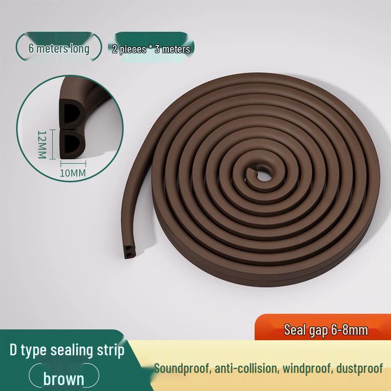 Těsnící lišta okna typu O z voděodolného a zvukotěsného UPVC pro dovnitř otevíraná okna