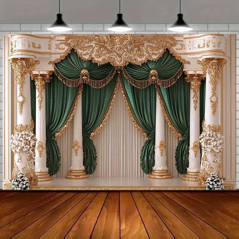1 Luxurious Baroque-style Party Background - Elegance for Weddings Anniversaries and Special Events
