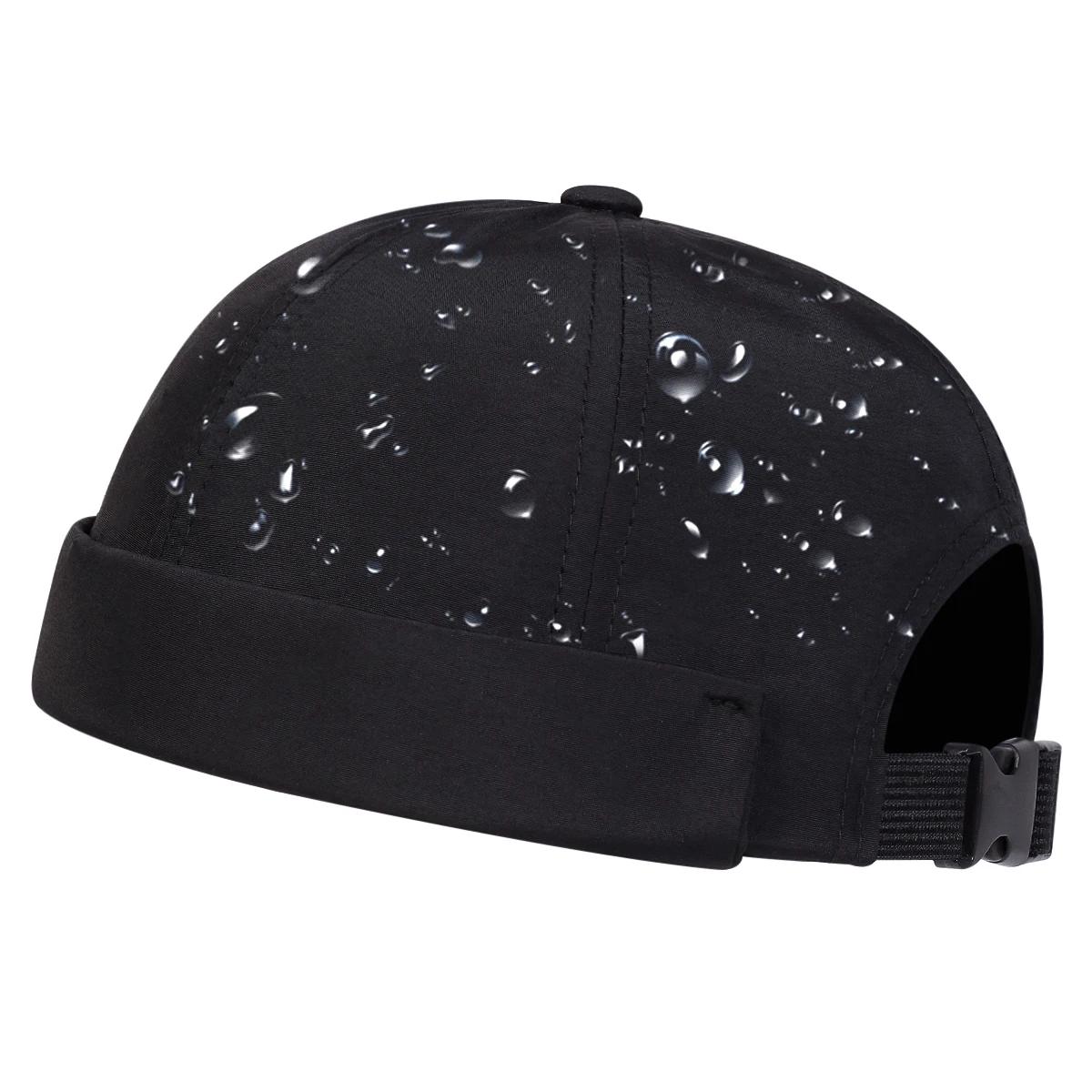 Landlord Waterproof Dry Quick Drying Fast Color Plain Color Solid Men Caps Painter Cap Painter Cap Spring And Autumn Melon Skin Hats