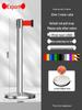 Retractable Queue Barrier Post with Belt