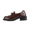 Barbara Leather Knight Decoration 5cm Chunky Loafer Bbh541br