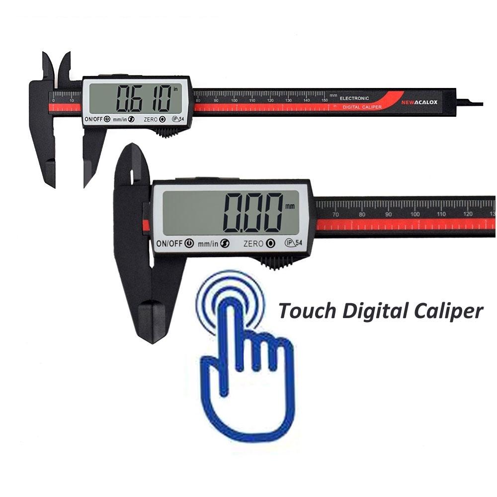 Buy Touch Digital Caliper Carbon Fiber Ruler Extra Large LCD Screen