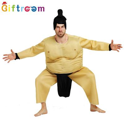Halloween-Kostüm Verdicktes Herkules-Kostümshow Nicht aufblasbares dickes Sumo-Ringer-Kostüm