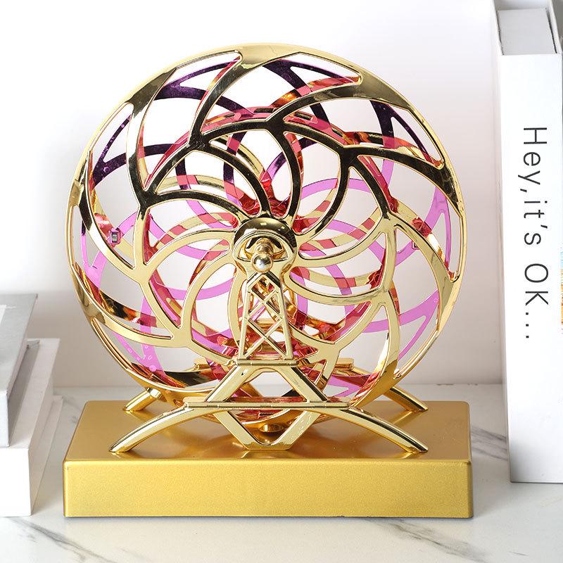 Celestial Chaotic Ornament: Perpetual Motion Levitating Swing for Home Decor