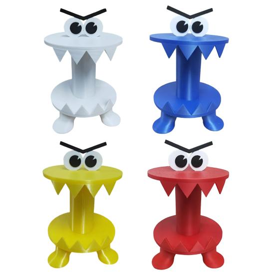 Toilet Roll Holder Paper Rack Cartoon Shape Universal Easy to Install Bathroom Free Standing Countertop Tissue Holder