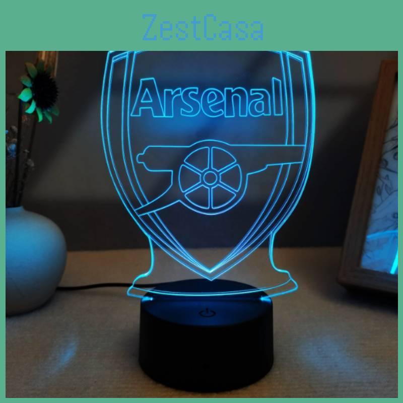 Arsenal 3d Led Night Light Illusion Lamp 16 Colour Change Decor Lamp Gifts Xmas