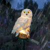 Solar Owl Garden Light Shaped Solar Light Weather Resistant Owl Solar Light for Garden Patio Decor with Automatic Patio Decor