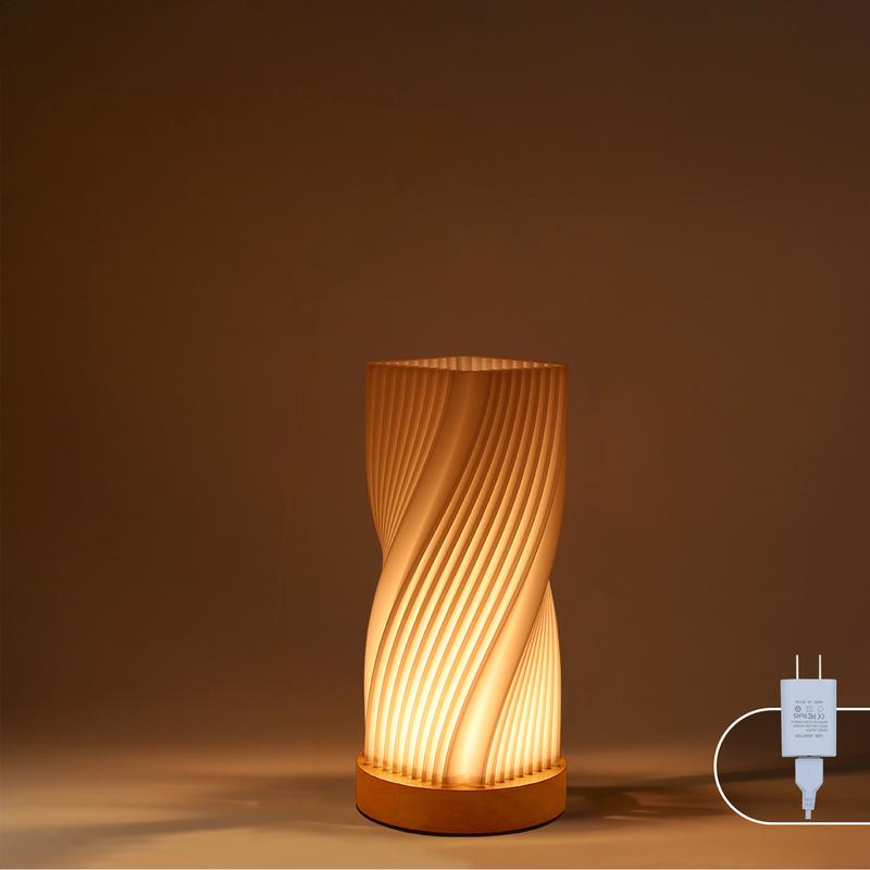 Dimmable Table Lamps For Bedrooms Nightstand Table Bedrooms Lamp Small Table Night Light With 3 Colors 3D Printed Bedside Lamp