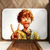 Anime A-Ao A-Ashi Fußmatte Weiche Flanell-Fußmatte Geeignet für Eingangsbereiche, Wohnzimmer, Schlafzimmer und Badezimmer