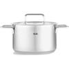 Fissler Collection Pure Faitout En Acier Inoxydable (20 Cm, 3,6 L) Avec Couvercle Metallique Et Graduation Interieure, Compatible In