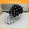 Baseball Cap For Women With Polka Dot Pattern And Sun Protection For Summer Fashion