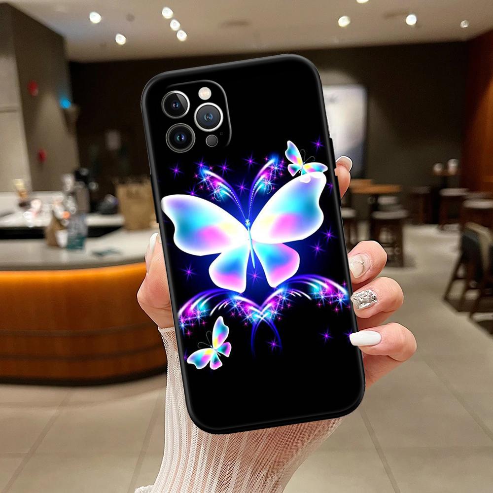 RA9 Colorful Butterfly Phone Case for Samsung Galaxy A11 A12 A13 A15 A52S A53 A55 A56 A70 A71 A72 A73 F06 F16 F56 S10 Plus S10e
