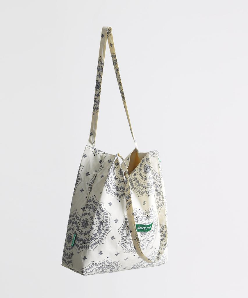 Green Stuff Effortlessly Boxy Shopper Bag 53 Paisley - Ivory