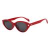 New Narrow Frame Cat Eye Sunglasses For Women With High-end Face And Small Uv-proof Trendy Sunglasses 77188