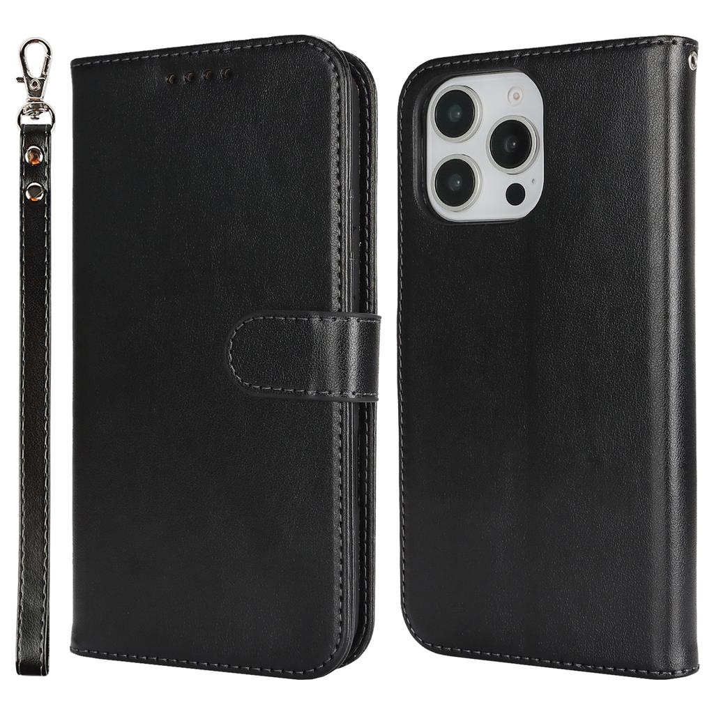 For iPhone 16 Pro Case R61 Texture Wallet Leather Flip Phone Cover
