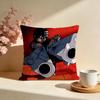 Hot SSOUL EATERable Cushion Cover Stylish Washable Pillow Cover Ideal for Couch Bedroom Car Decoration