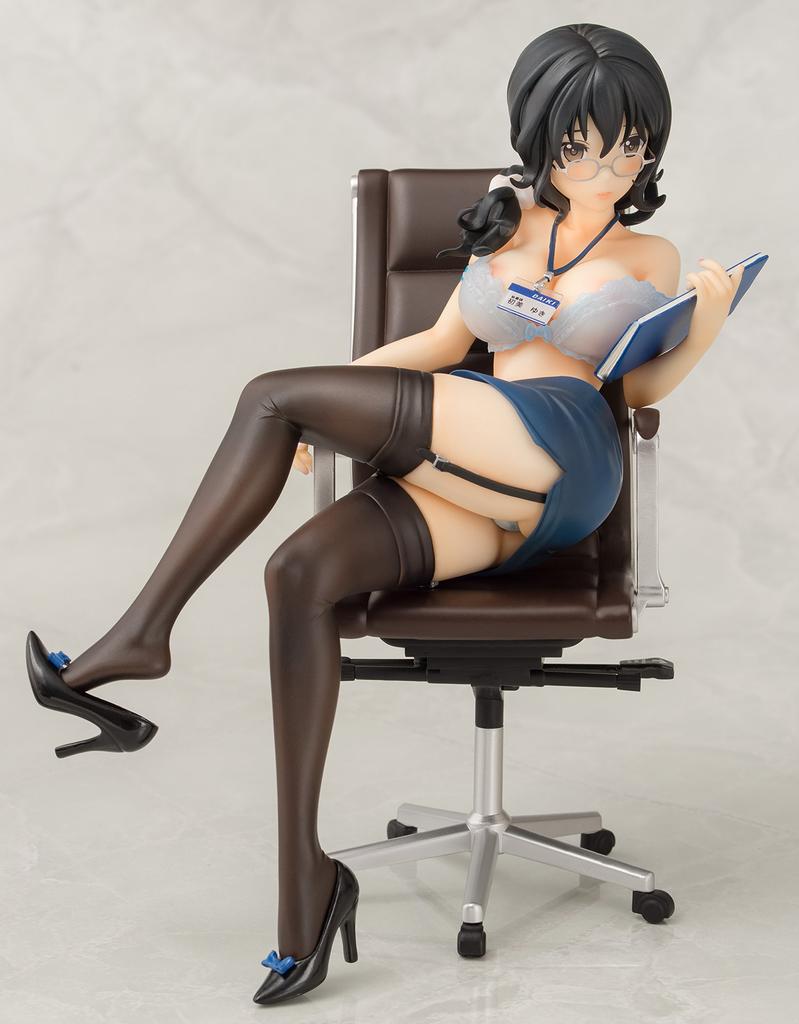 CL Original Secretary Department Yuki Hatsumi Blue Little Devil scale PVC painted finished figure 1/7