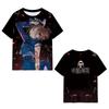 Satoru Gojo Japanese Anime Jujutsu Kaisen T-Shirts 3D Printed Summer Quick Dry Round Neck Short Sleeves for Men Polyester Do Not Fade
