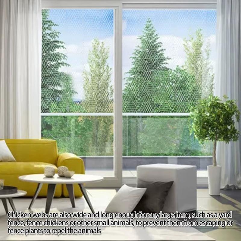 1 Roll Sturdy Iron Garden Fence Chicken Wire Net Flower Arrangement Wire Netting For Floral Mesh Craft Netting