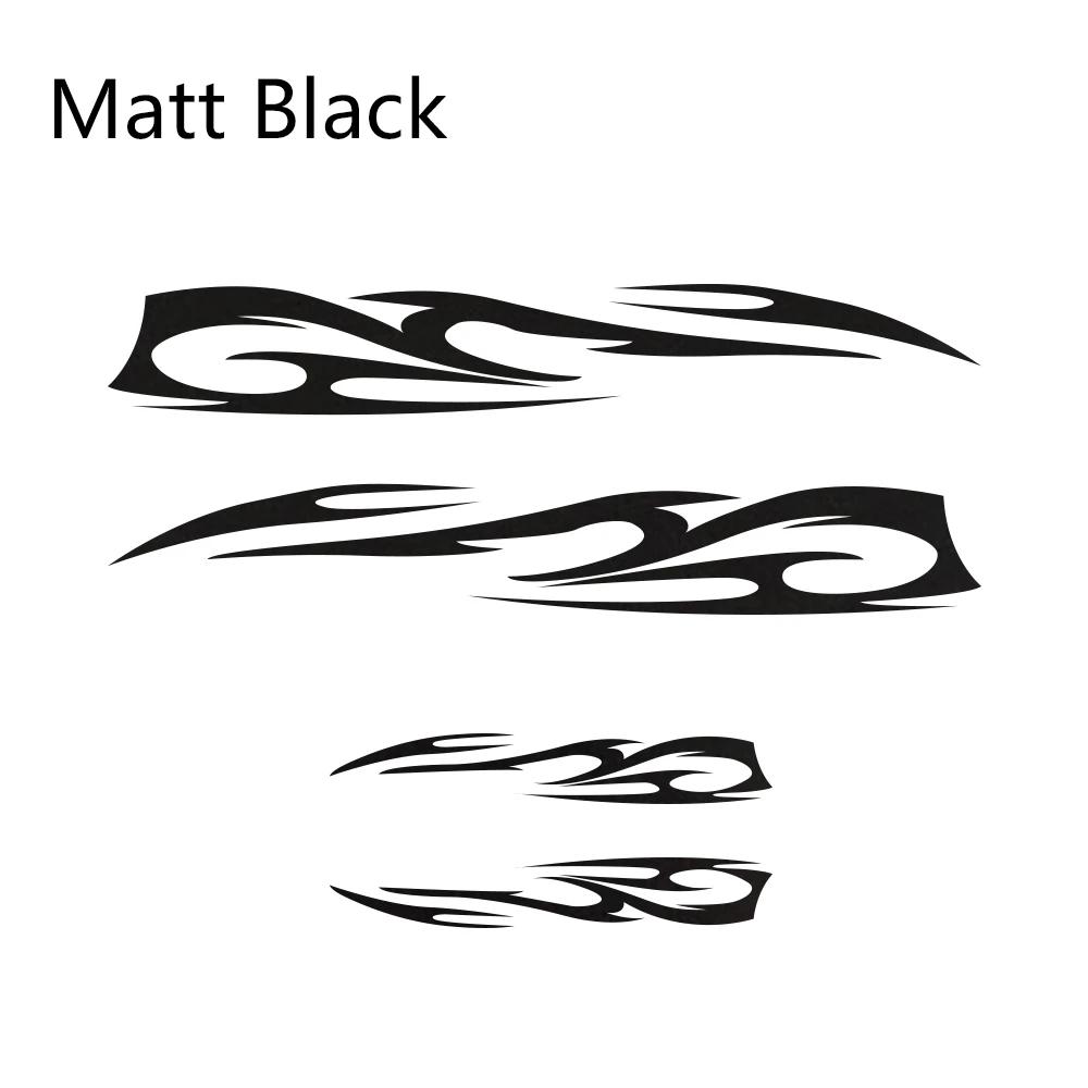 4PCS Car Door Side Stickers Hood Cover Decals Waterproof Vinyl Film Decoration Automobiles DIY Sports Styling Tuning Accessories