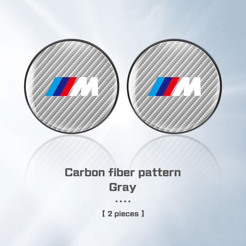 BBLB5 For BMW X1 X2 X3 X5 X4 X6 X7 1 3 5 6 7 Series E60 E90 E70 G20 G30 G70 Car Coaster Water Cup Holder Mat Non-slip Pad Accessories