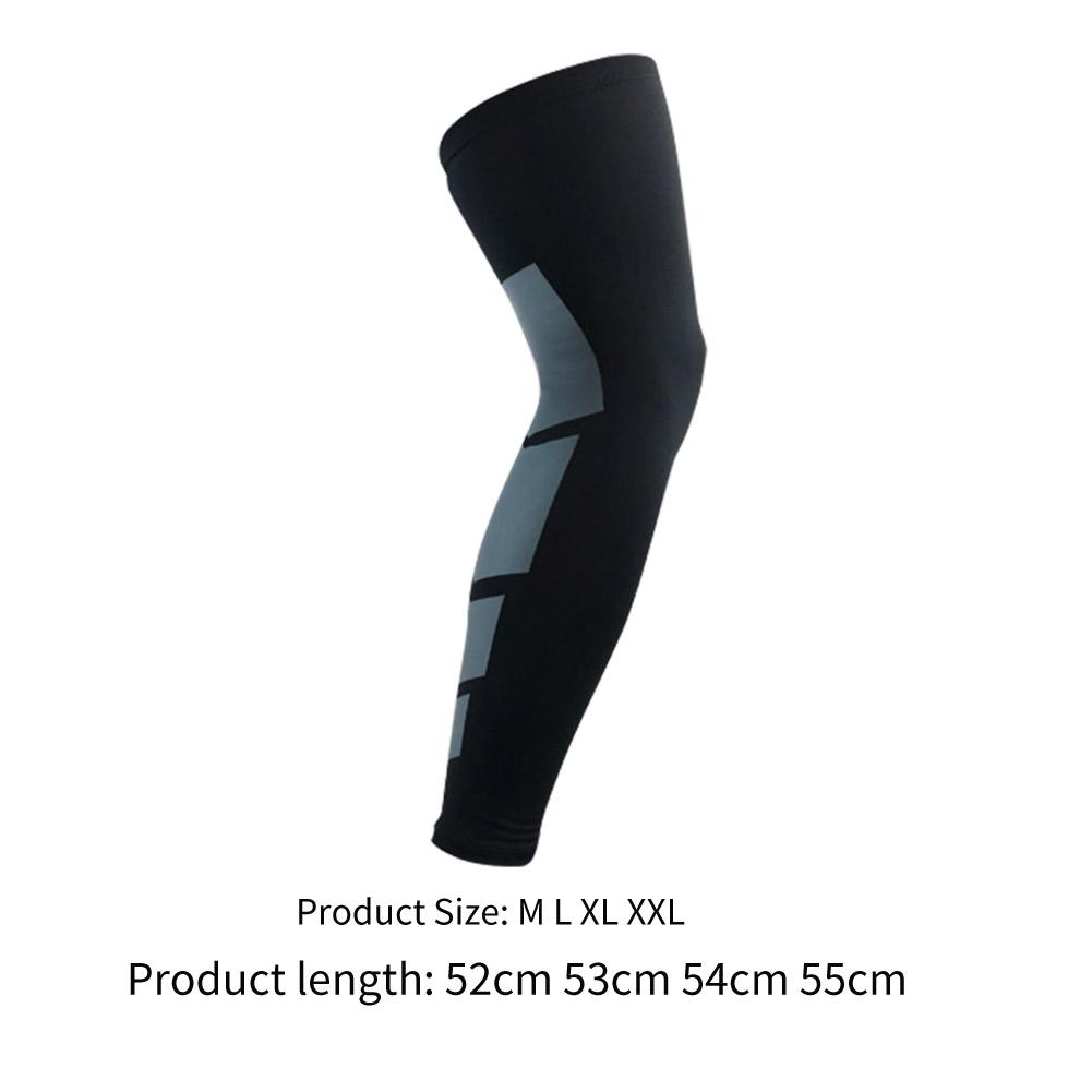 1pc Kneepad Hit Color Basketball Football Leg Sleeve Knee Protector Anti-collision Long Kneepad Outdoor Sports