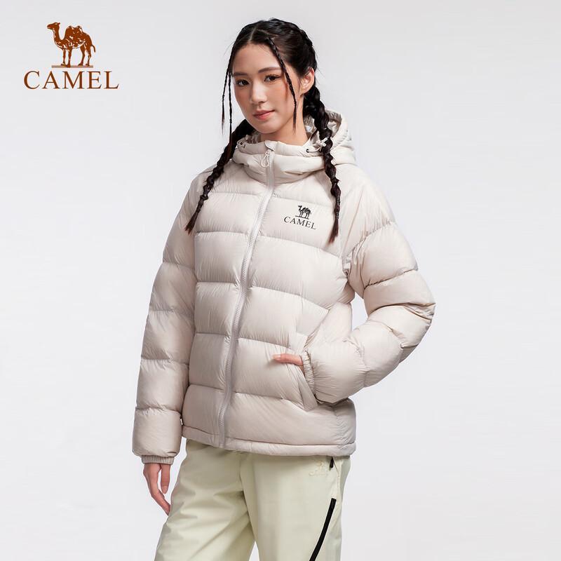 Camel Unisex High-Loft Puffer Down Jacket